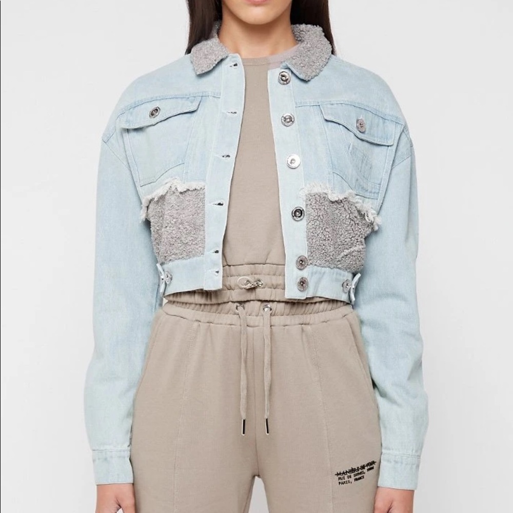 Borg Denim Jacket - Picture 2 of 6
